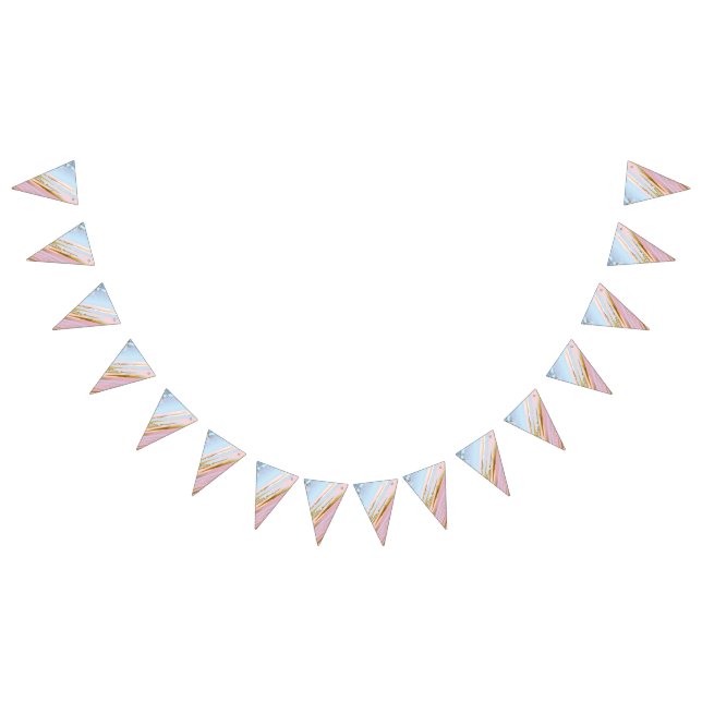 Textured Pink Background Bunting (All)