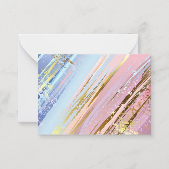 Textured Pink Background Card (Front)