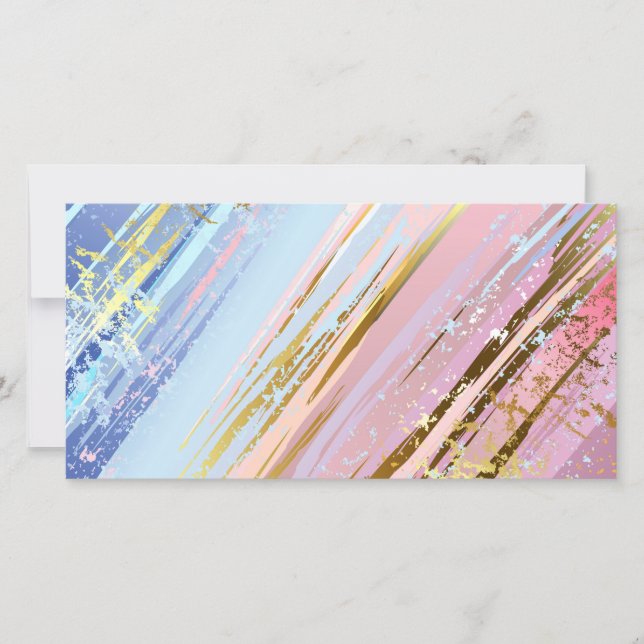Textured Pink Background Card (Front)
