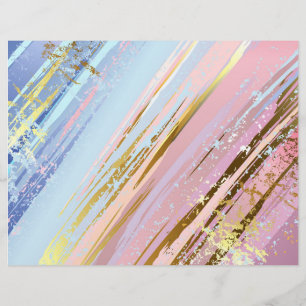 Textured Pink Background Custom Letterhead