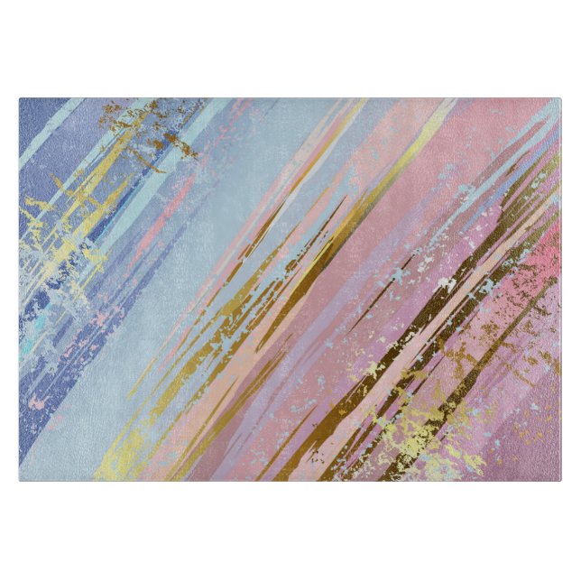 Textured Pink Background Cutting Board (Front)