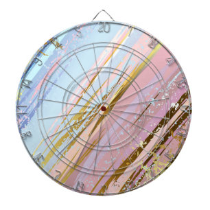 Textured Pink Background Dartboard