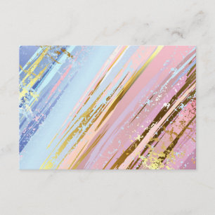 Textured Pink Background Enclosure Card