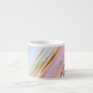 Textured Pink Background Espresso Cup