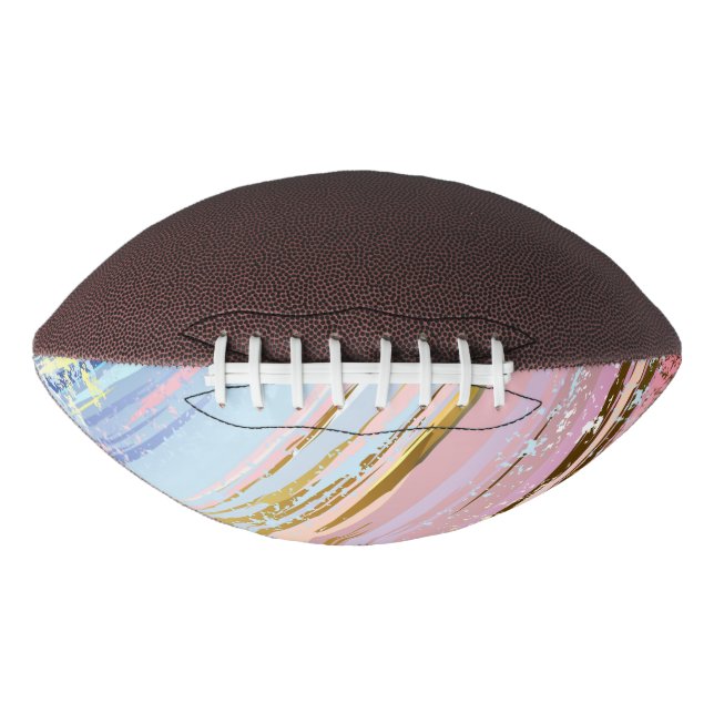 Textured Pink Background Football (Front)