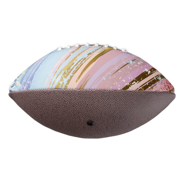 Textured Pink Background Football (Rotated 270)