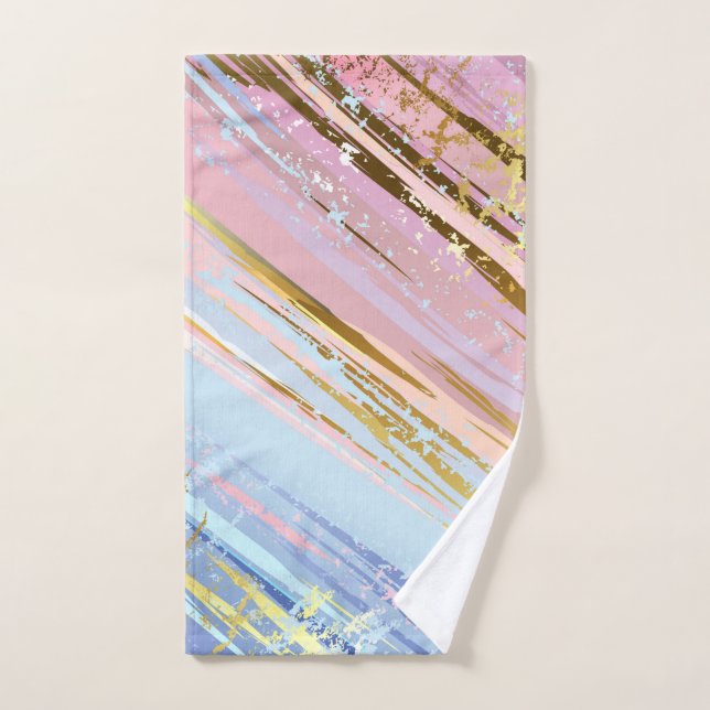 Textured Pink Background Hand Towel (Hand Towel)