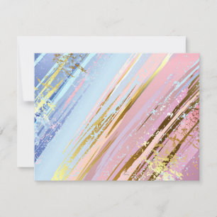 Textured Pink Background Holiday Card