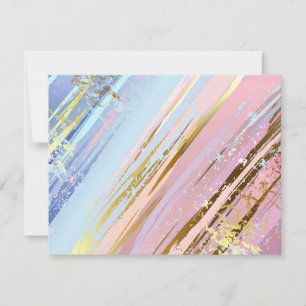 Textured Pink Background Invitation