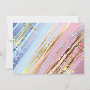 Textured Pink Background Invitation