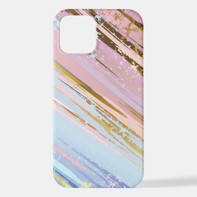 Textured Pink Background iPhone Case (Back)