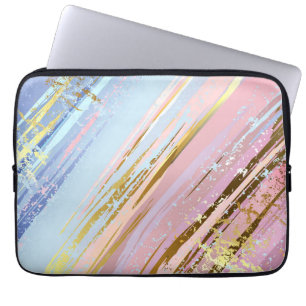 Textured Pink Background Laptop Sleeve