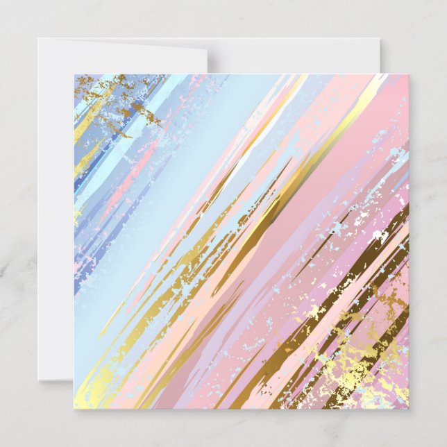 Textured Pink Background Magnetic Invitation (Front)