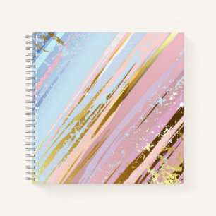 Textured Pink Background Notebook