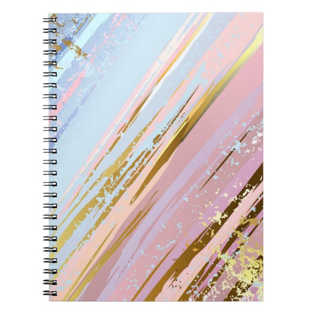 Textured Pink Background Notebook (Front)
