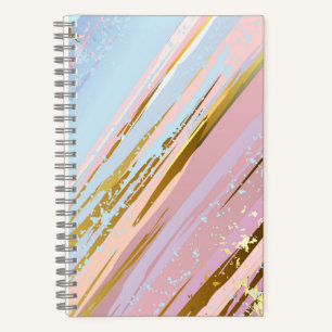 Textured Pink Background Notebook