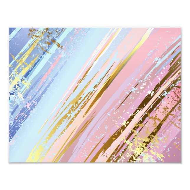 Textured Pink Background Photo Print (Front)