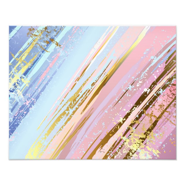 Textured Pink Background Photo Print (Front)