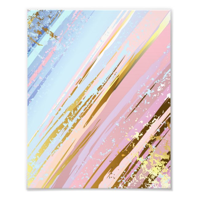 Textured Pink Background Photo Print (Front)