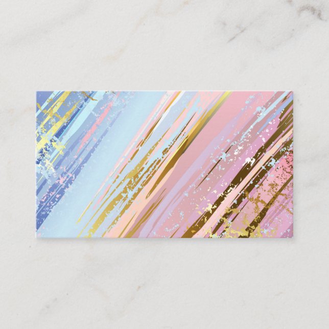 Textured Pink Background Place Card (Front)