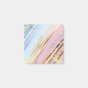 Textured Pink Background Post-it Notes