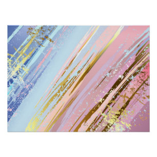 Textured Pink Background Poster