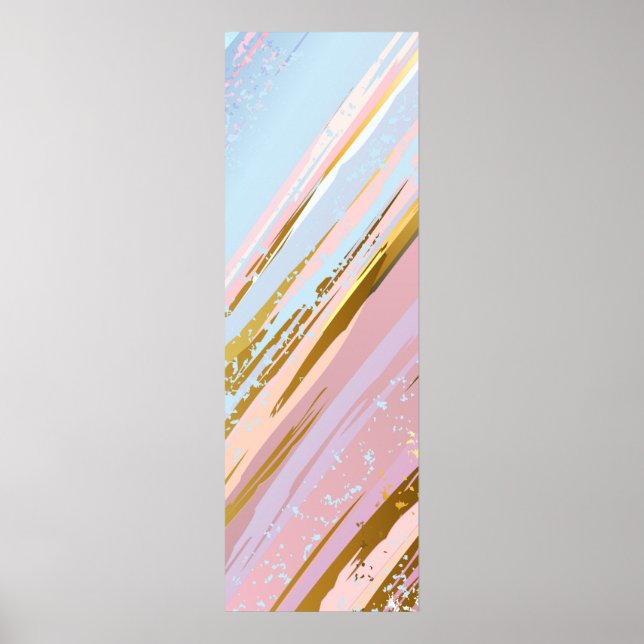 Textured Pink Background Poster (Front)