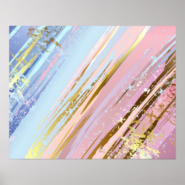 Textured Pink Background Poster (Front)