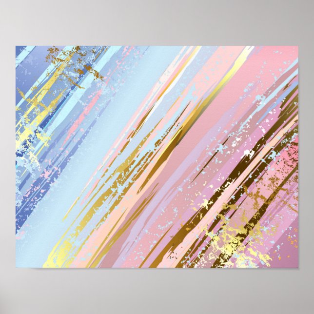 Textured Pink Background Poster (Front)