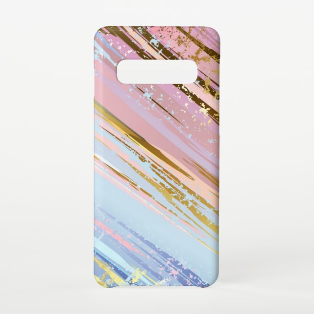 Textured Pink Background Samsung Galaxy Case (Back)