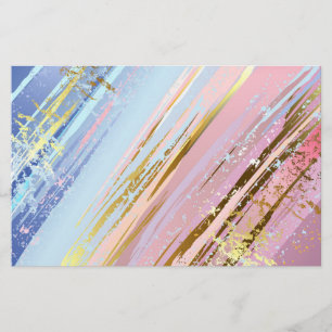 Textured Pink Background Stationery
