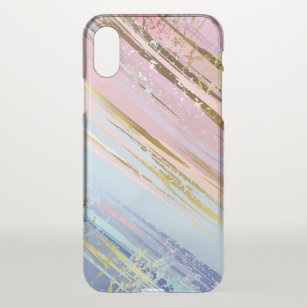 Textured Pink Background iPhone X Case