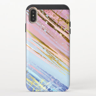 Textured Pink Background iPhone XS Max Slider Case