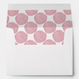 Textured Pink Dots Envelope