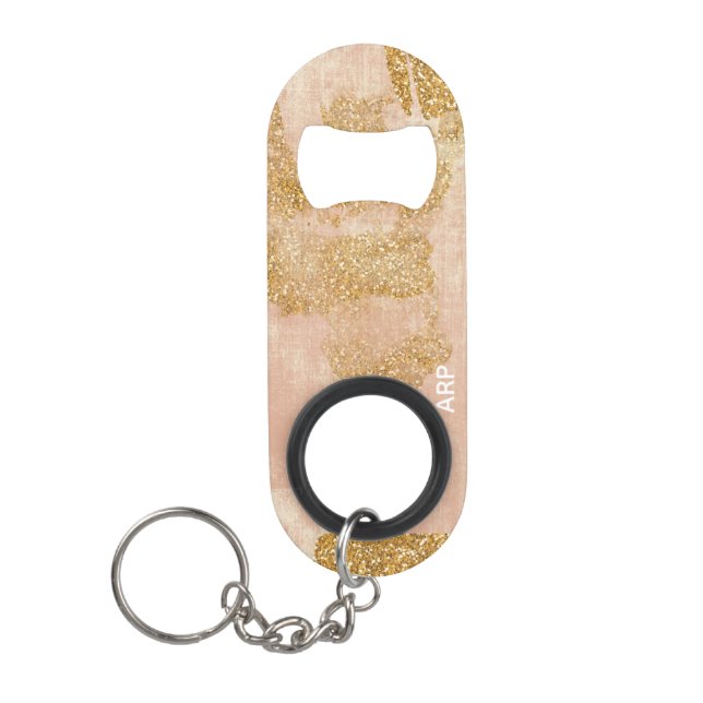 *~* Textured Pink Gold Glitter Golden Distressed (Front)