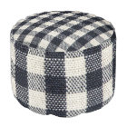 Textured Plaid Cotton Fabric Background