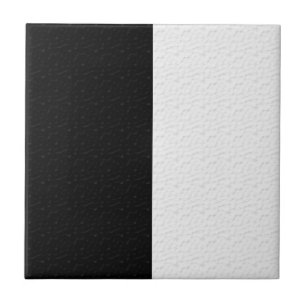Textured Plain Black and White  Ceramic Tile