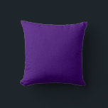 Textured Purple Noise-Effect Throw Pillow - Custom<br><div class="desc">Add a layer of rich texture and vibrant hue to your décor with our Textured Purple Noise-Effect Throw Pillow. This 18″×18″ square accent pillow features a premium polyester canvas cover printed with a subtle “noise” pattern that gives depth and visual interest to the solid purple field. The dye-sublimation process ensures...</div>