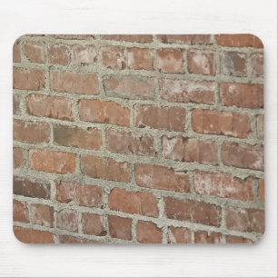 Textured Red brick wall Mouse Pad