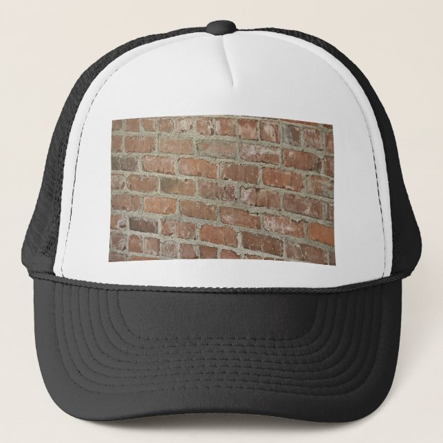 Textured Red brick wall Trucker Hat (Front)