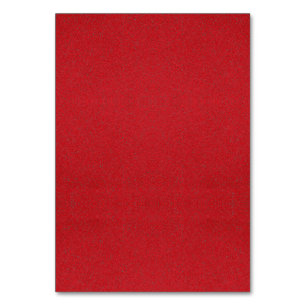 Textured Red Custom Table Card