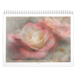 Textured Roses Calendar for 2015