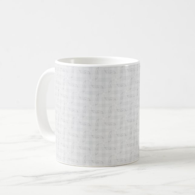 Textured solid white.  coffee mug (Front Left)
