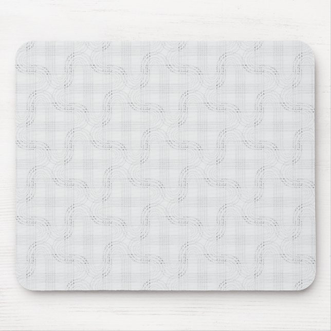 Textured solid white.  mouse pad (Front)