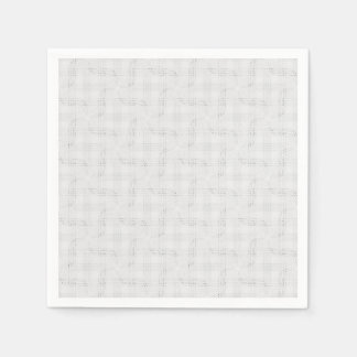 Textured solid white. napkin