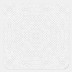 Textured solid white. square sticker