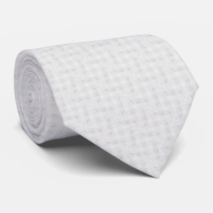 Textured solid white.  tie