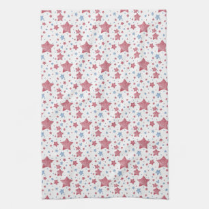 Textured Stars Towels