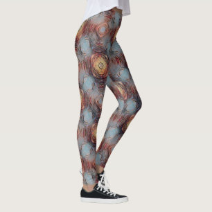 Textured Stone Abstract Modern Pattern Leggings