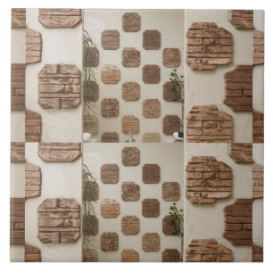 Textured Tiles – Natural Stone & Wood-Inspired Dec